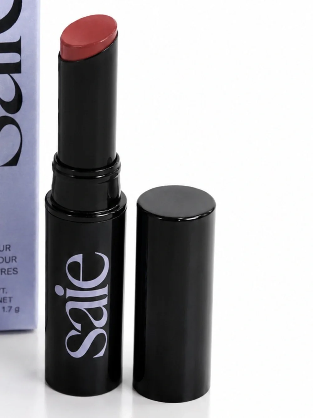 Saie Lip Blur Soft-Matte Blurring Lipstick – Shade DADA – 2.5 g / 0.09 oz – New